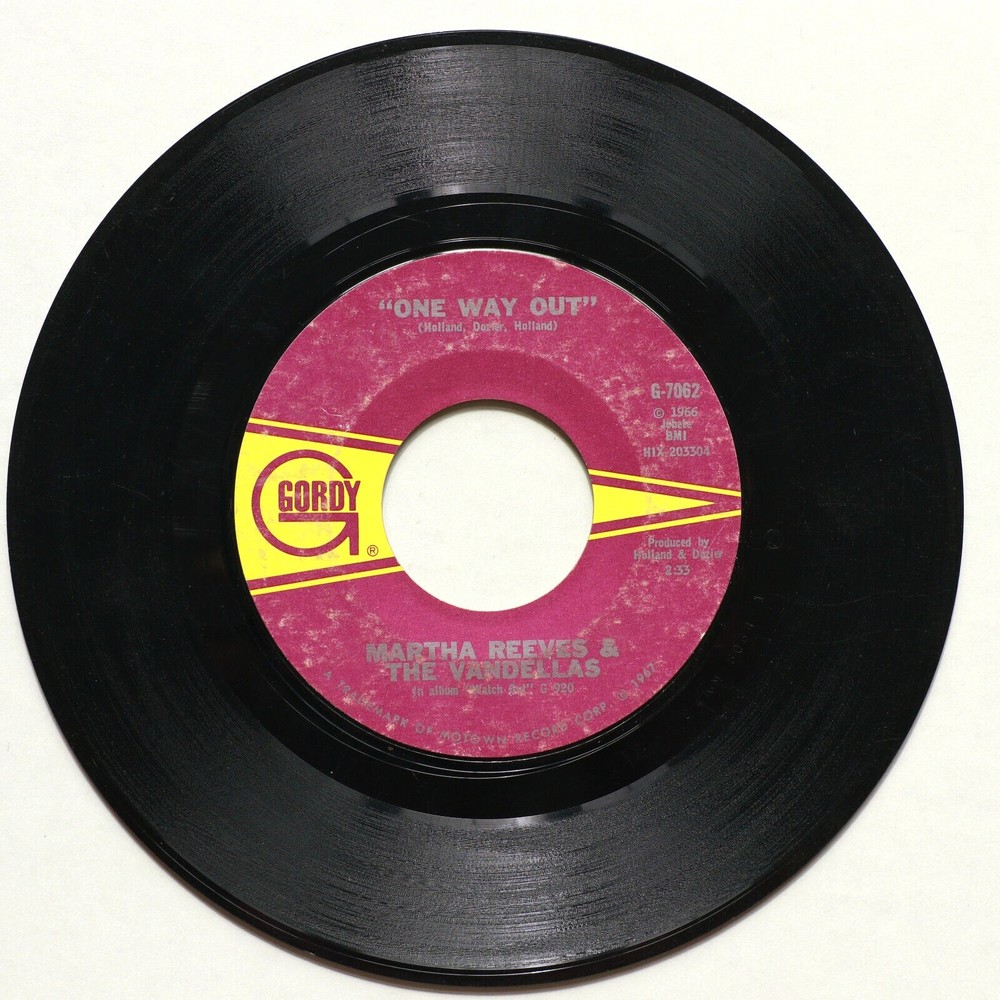 Martha Reeves & The Vandellas-Love Bug Leave My Heart Alone 45 Vinyl 7" Single - Picture 6 of 9